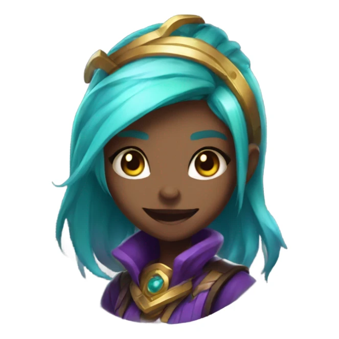 jinx from league of legends sticker