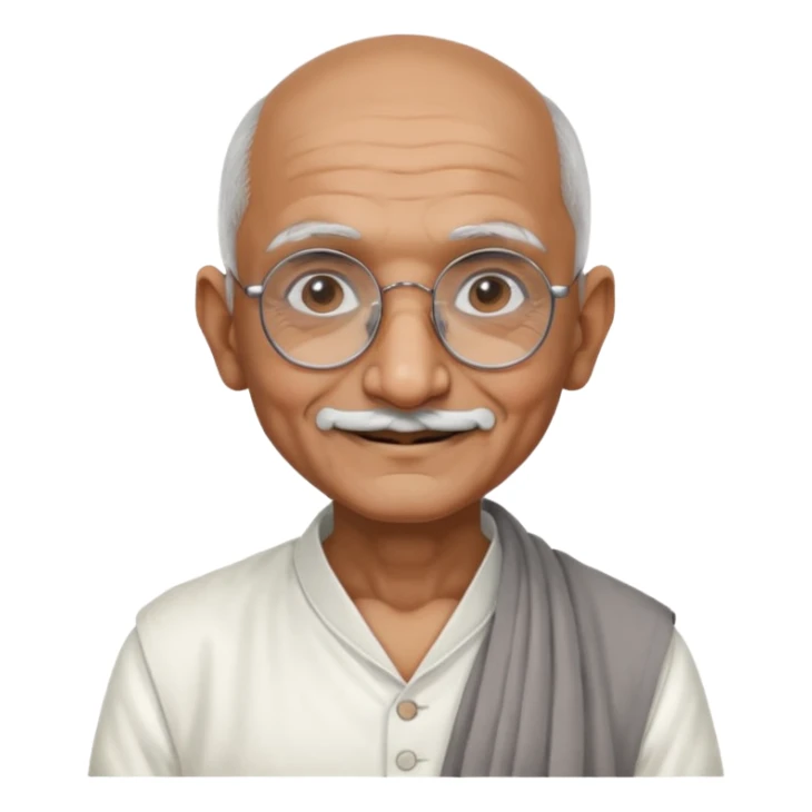 Mahatma Gandhi emoji sticker