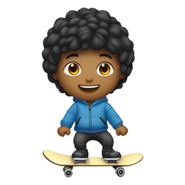 Un cokookie qui fait du skate sticker