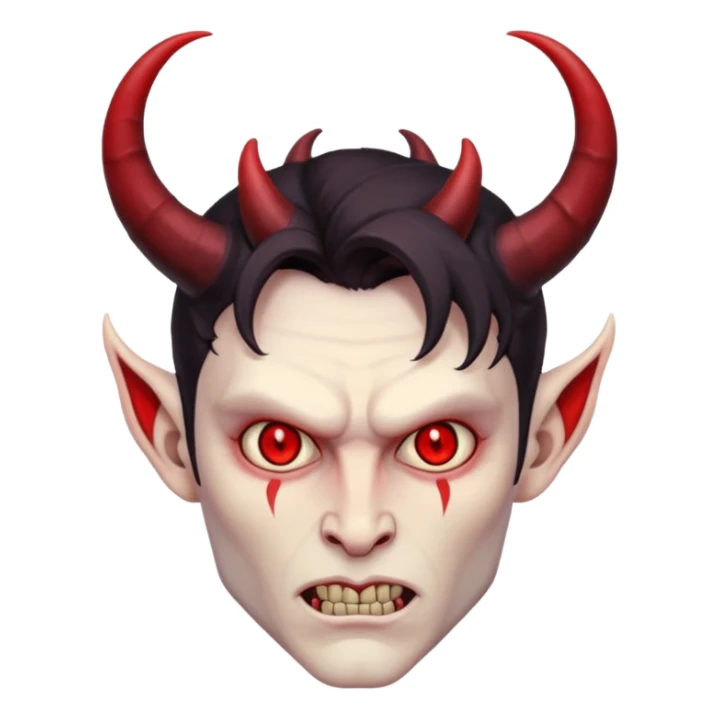 Ange diabolique homme sticker