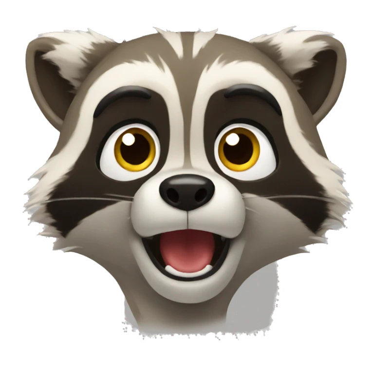 Surprised Raccoon  sticker