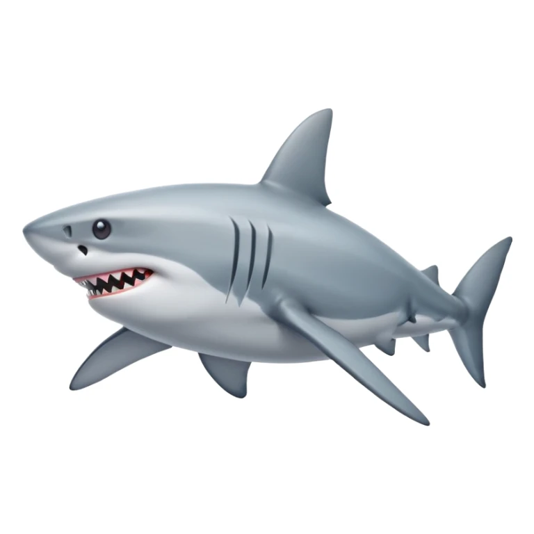 tiburón con zapatos sticker