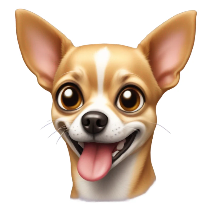 Chihuahua saying I love you  sticker