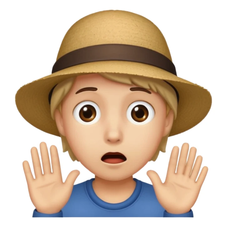 Emoji say “Hope no one saw that…” sticker