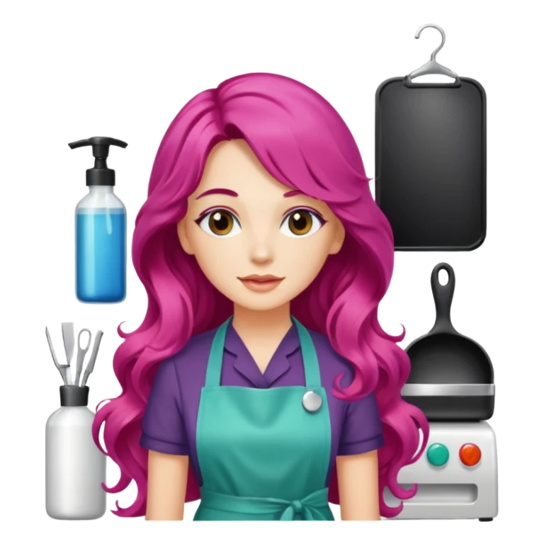 Beauty salon Alchemy that specialized on hair coloring  sticker