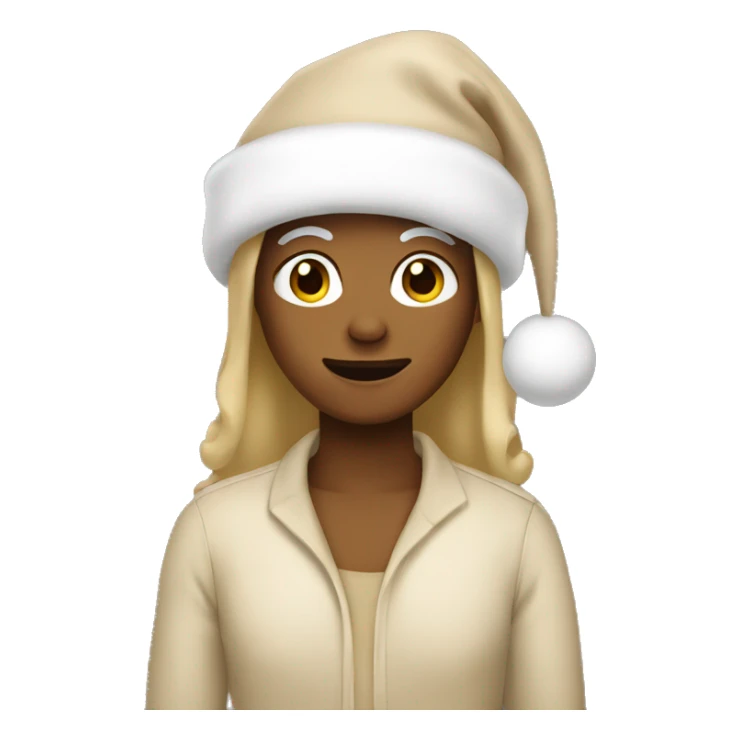 Beige Christmas  sticker