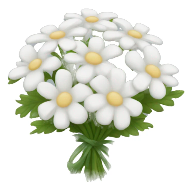 White Bouquet of flowers sticker