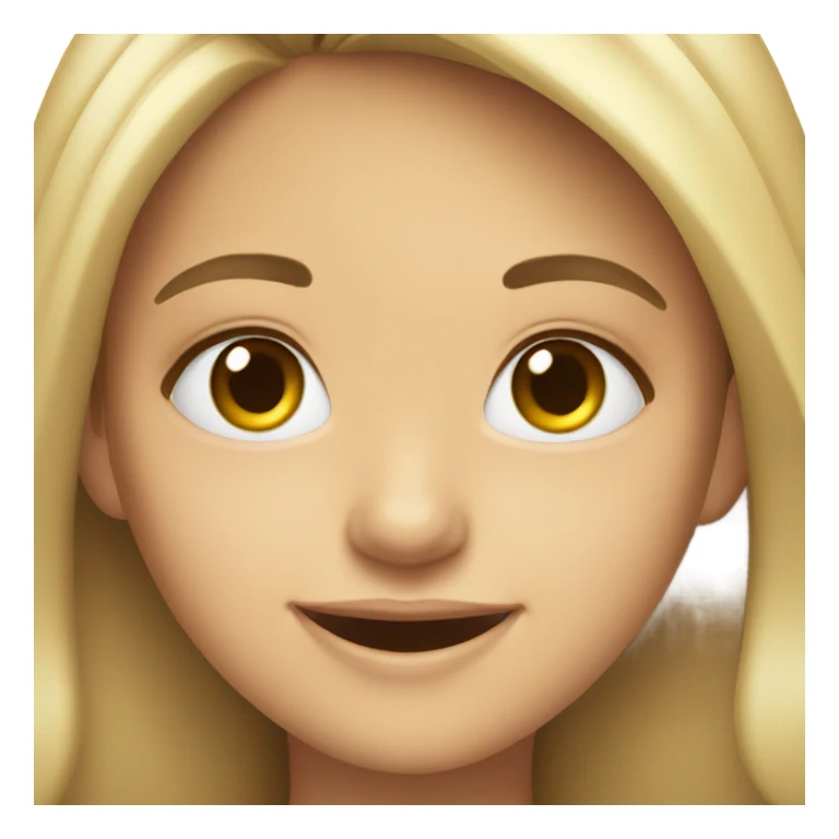 Cute girl smiling sticker