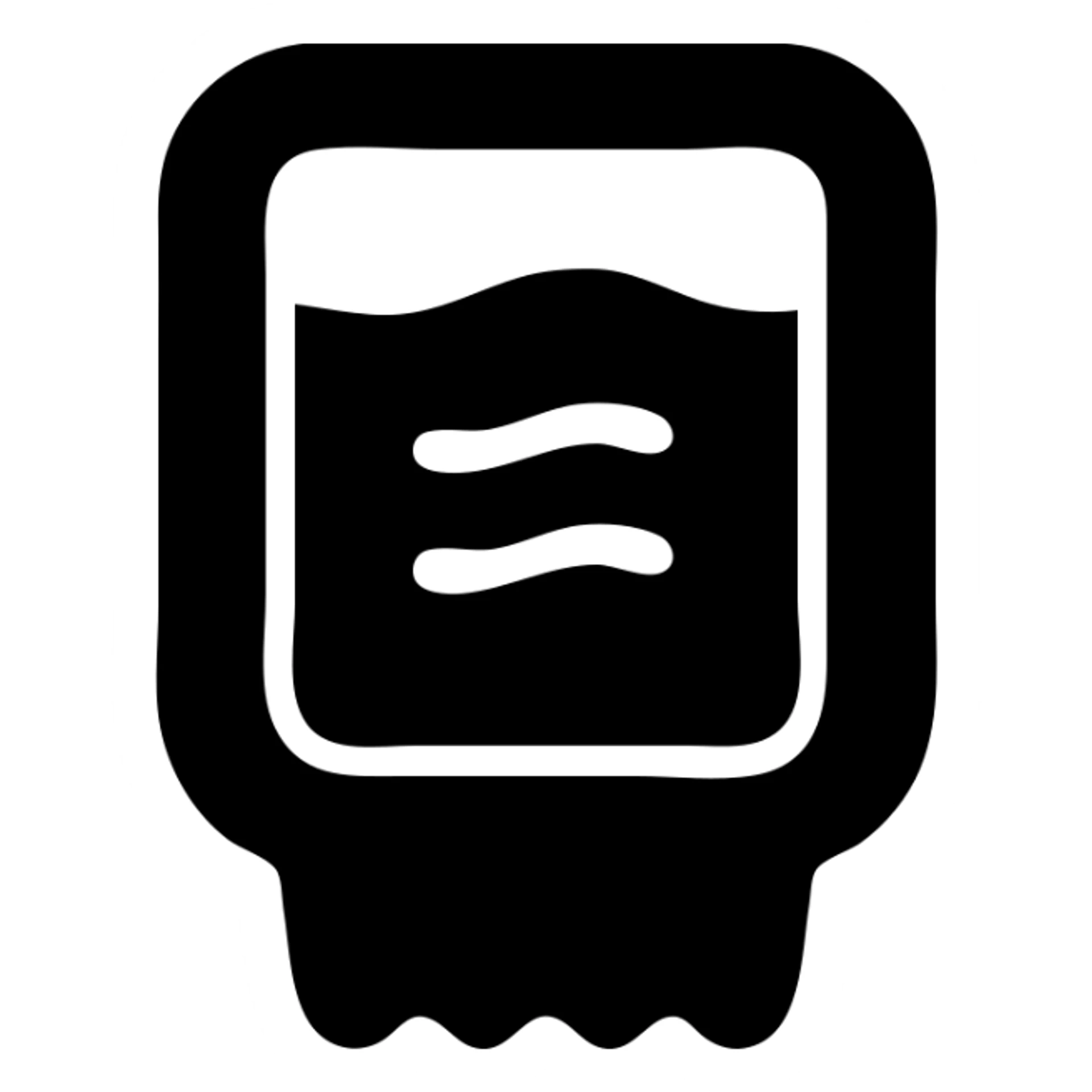 A sauce in a fast food packaging with a green background sticker