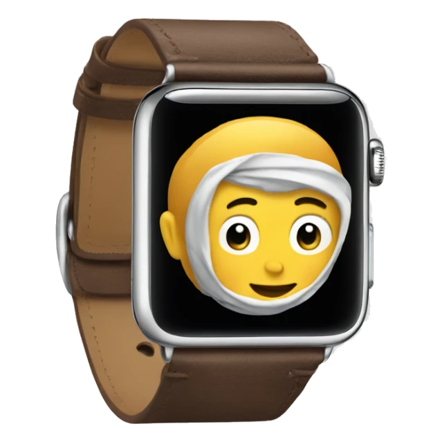 Kuikentje met Apple Watch  sticker