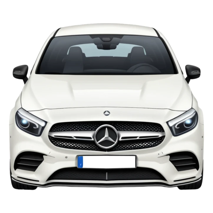 Mercedes a35 amg White black  sticker