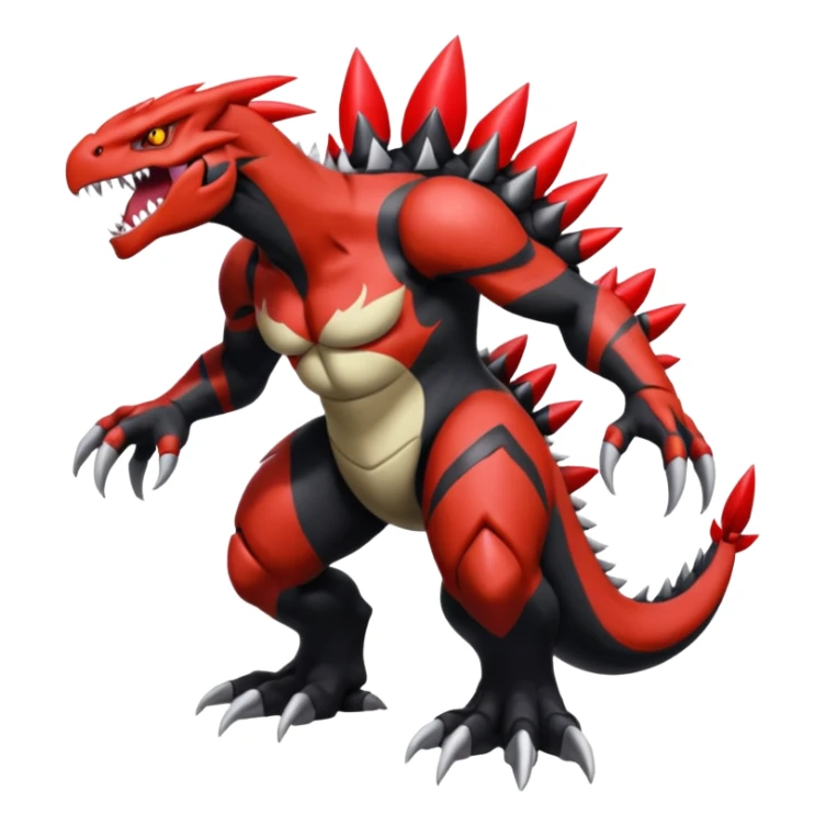 Darkrai-Groudon-Yveltal-Fakémon-hybrid-creature (full body)  sticker