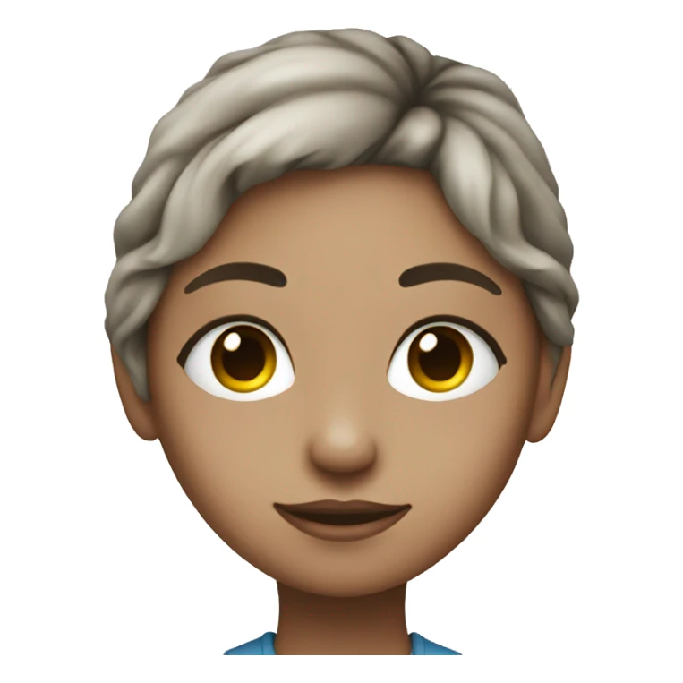 Girl  on angle with peace sign at her eye sticker