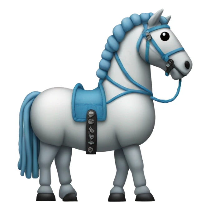 trojan horse made out of a ballon sticker