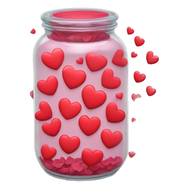 jar of hearts sticker