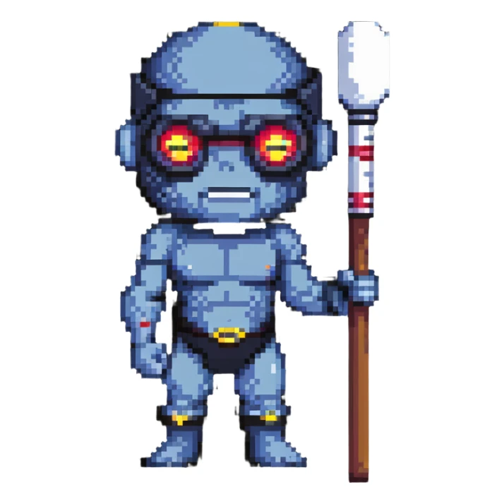 Cyclops with club sticker