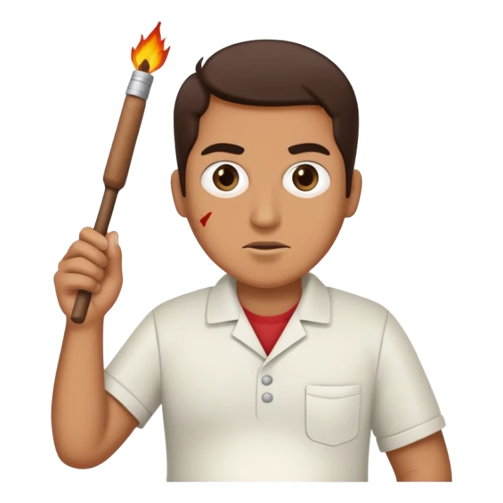 ben quadrinaros holding a stick of dynamite in one hand and a pregnancy test in the other. sticker