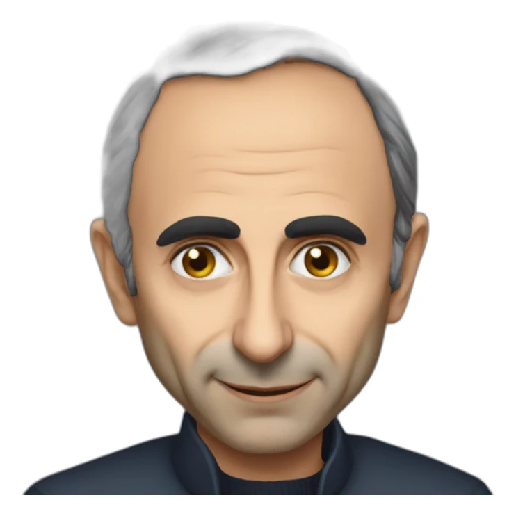 Eric Zemmour qui fait un cœur sticker