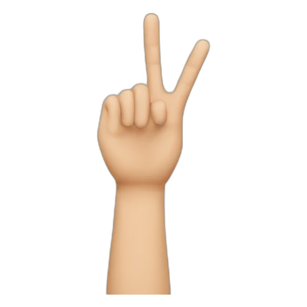 Drei Finger hoch zeigen sticker