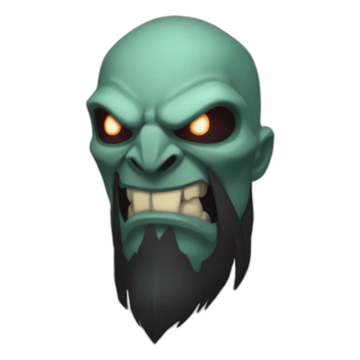 head of pyke from league of legends sticker