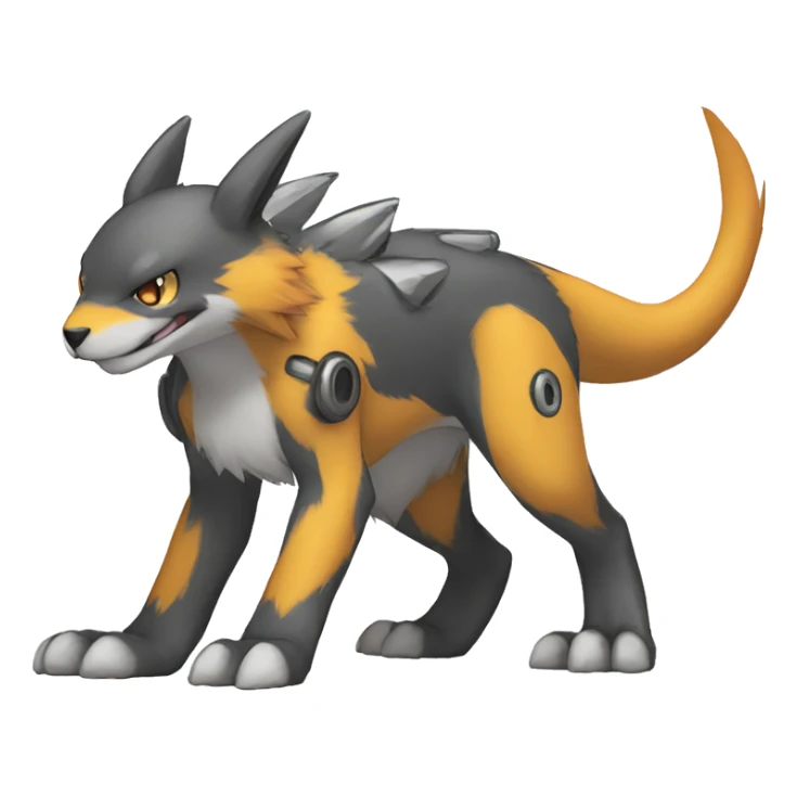 cute kawaii cool edgy Digimon-Fakemon-animal full body sticker