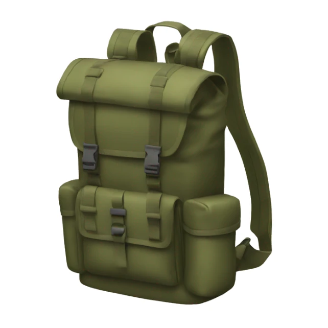military backpack sticker
