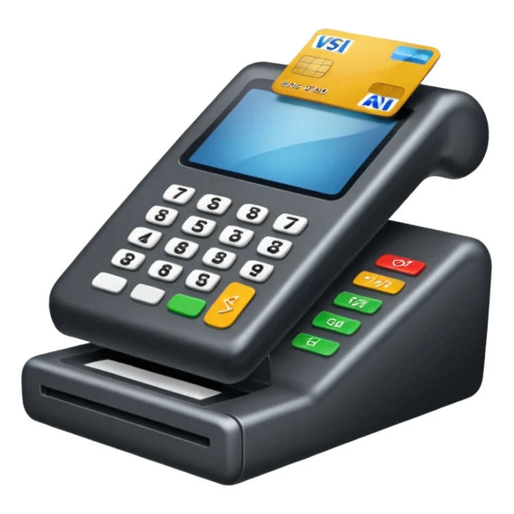 credit card point of sale sticker