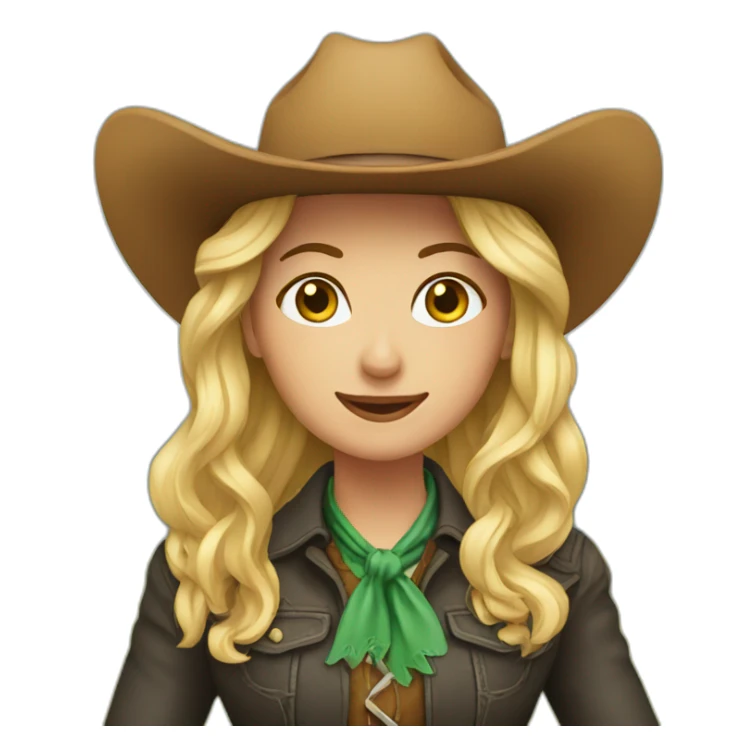 Cowgirl in Ireland sticker