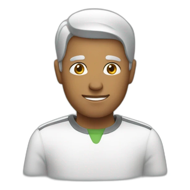 Man using chrome  sticker