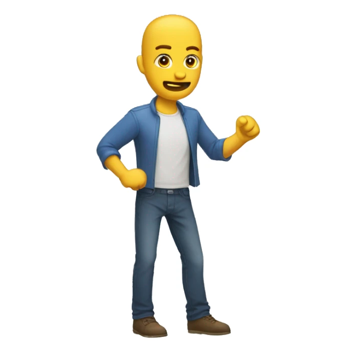 persona haciendo una curz con los brazos sticker