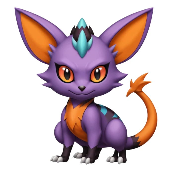 Noivern-Noibat-Torracat-fusion sticker
