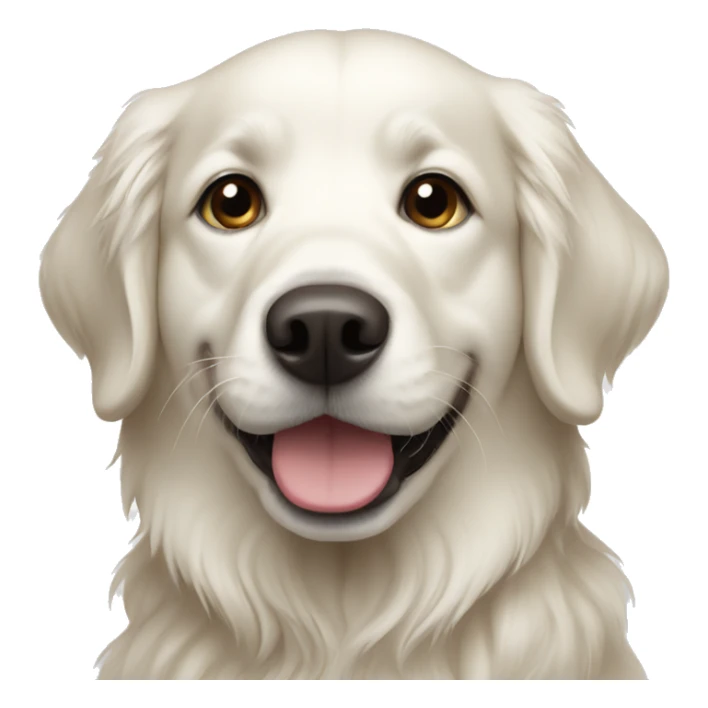 White golden retriever  sticker