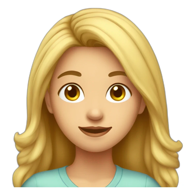 JOVEN FEMENINA RESOLVIENDO UN EXAMEN sticker