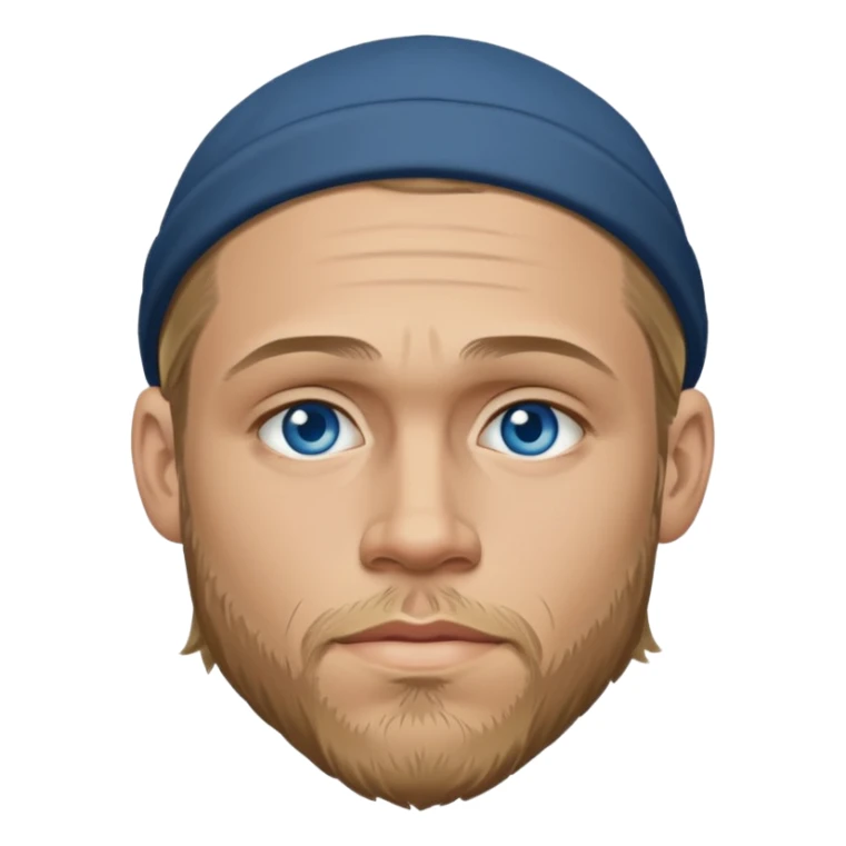Charlie Hunnam with blue eyes sticker