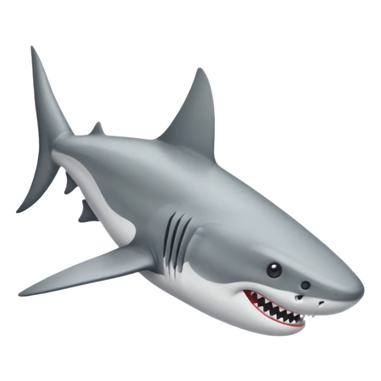 Un tiburón con zapatos Nike sticker