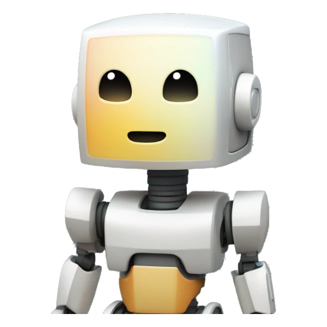 a cute chibi Cubic-styled humanoid faceless robot with a cubic head. The robot should have a big mosaic of shades and design, giving it a pixelated, modern look. It should be waving a BITCOIN flag while saying 'GM' in a dynamic and energetic manner
 sticker