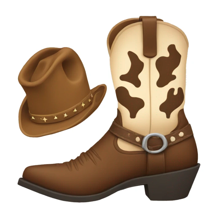 Cowboy boots sticker