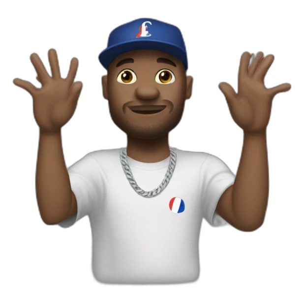 france rap une main lave l’autre alpha wann sticker