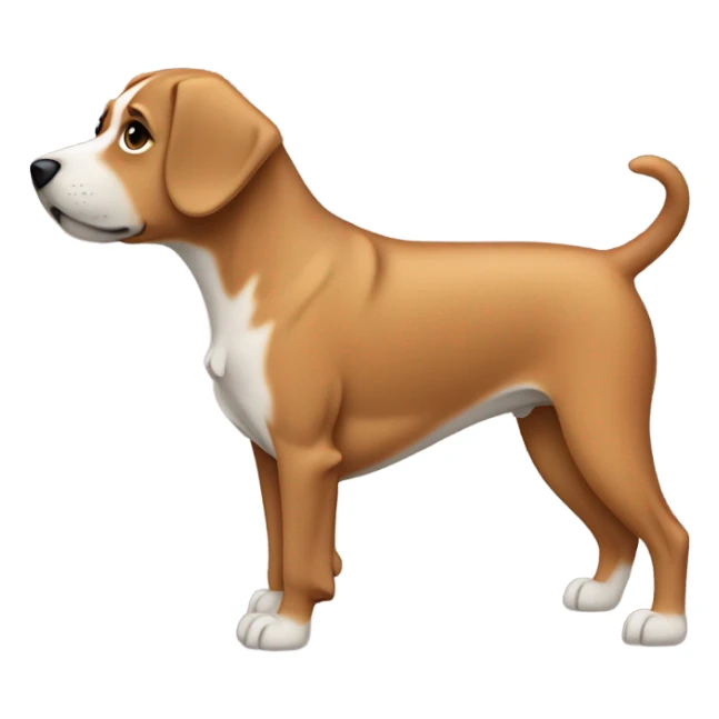 Dog with a low taper fade ￼ sticker