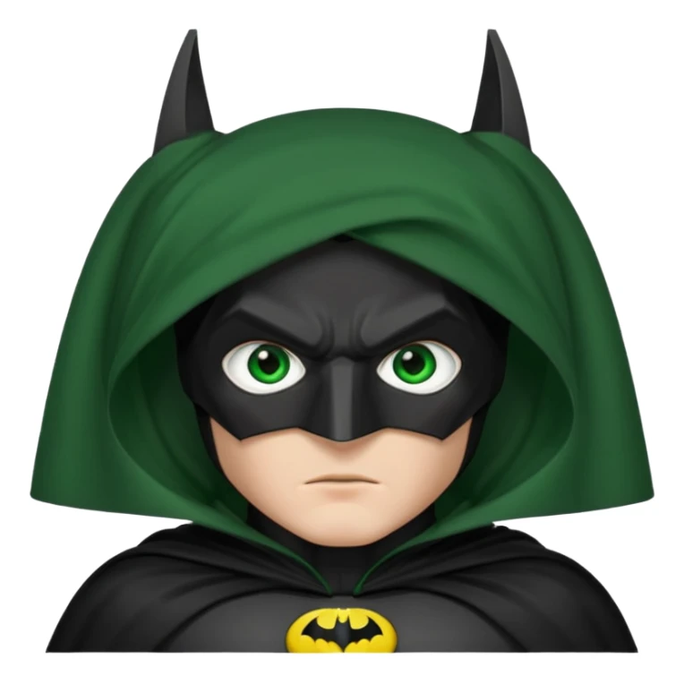 Batman 1989 (white man) (green eyes) sticker