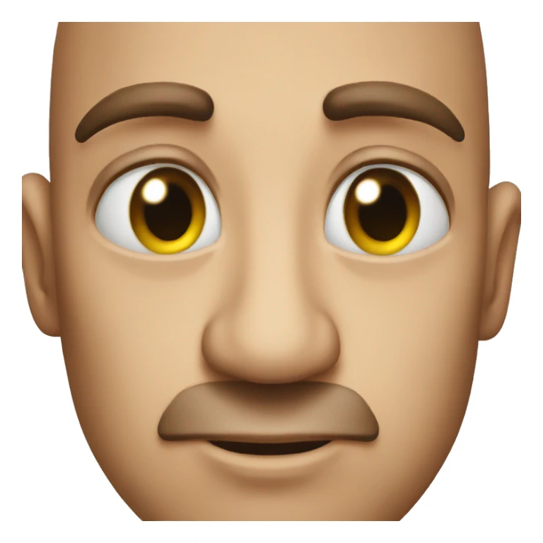 face full of disrespect rolling eyes sticker