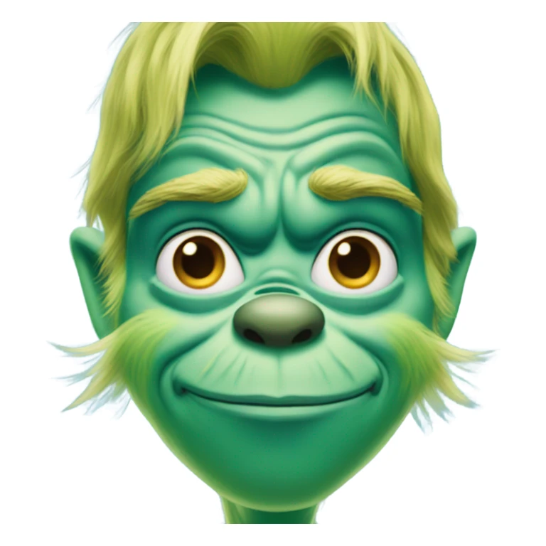 The grinch but he is blue and has a gold chain on sticker