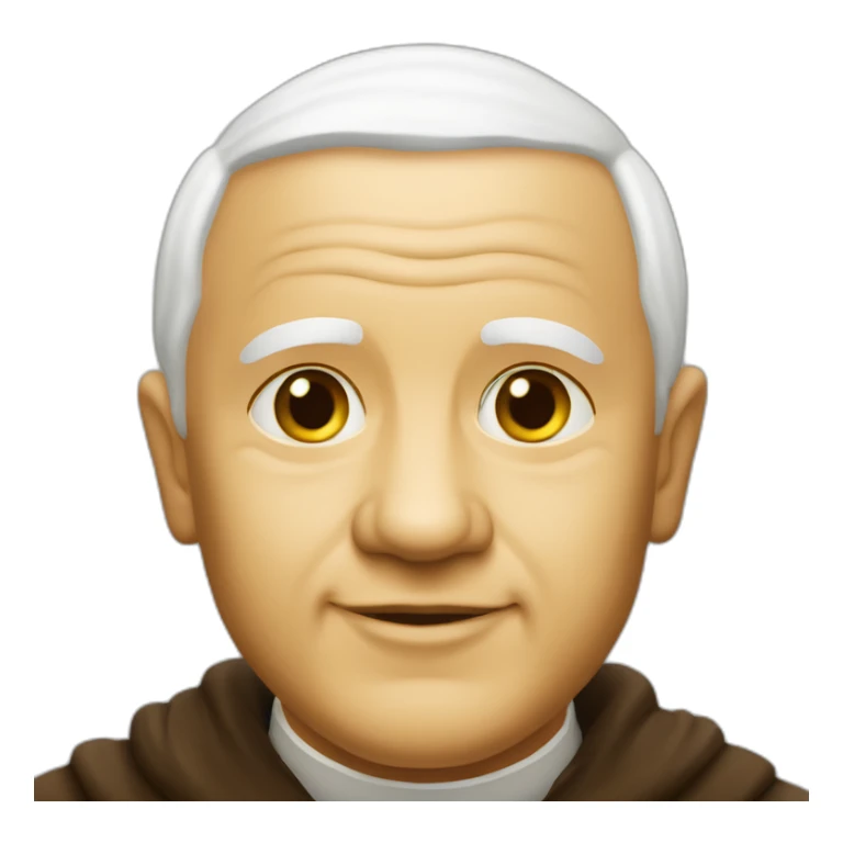 john-paul-ii-skin-color-very-saturated-yellow-skin sticker