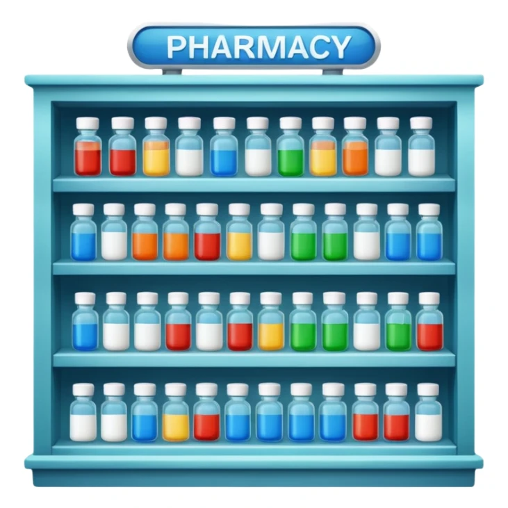 Please create an image of the pharmacy.
Dugstore, Pharmacy. There's no writing on it
Just an image that can show that it's a pharmacy sticker