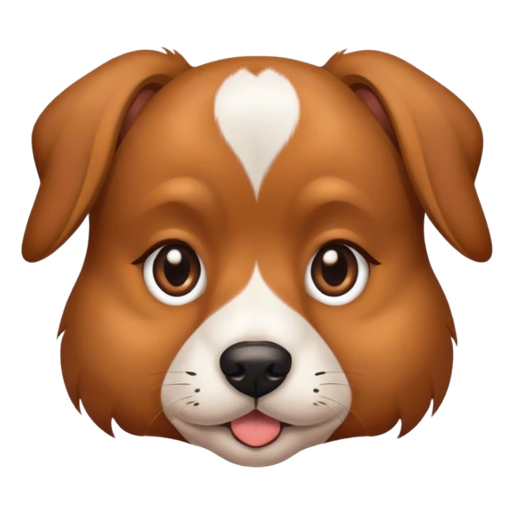 Dog with puppy eyes sticker