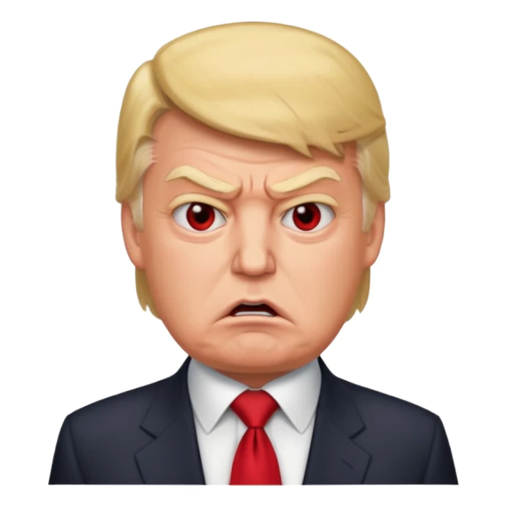 Trump but ugly sticker