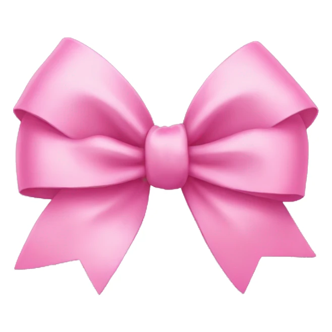 Pink bow sticker