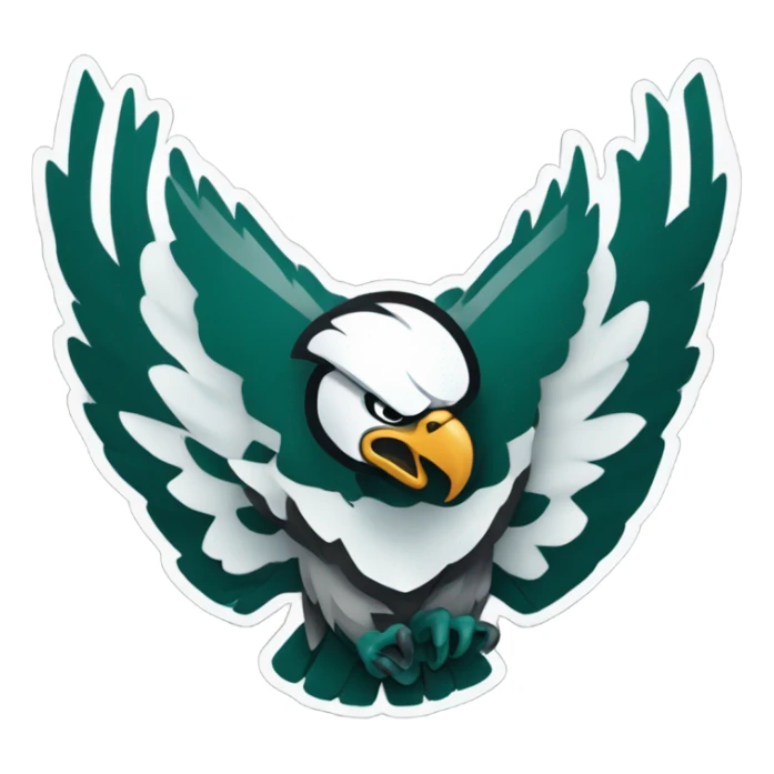 Philadelphia eagles 26, no bad images, no blurry lines sticker