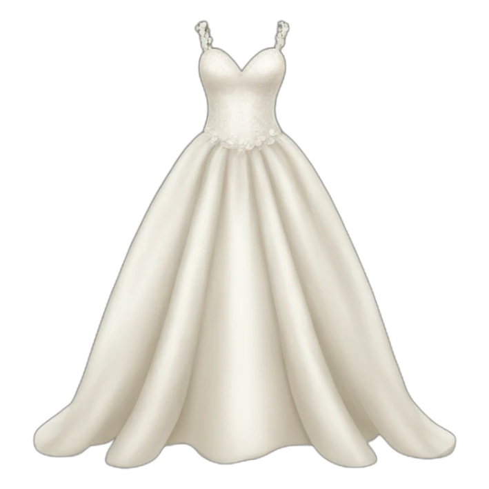 wedding dress sticker