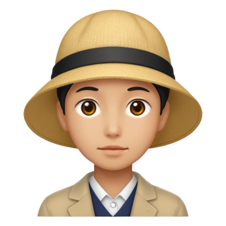 Tokyo in Money Heist, no hat sticker